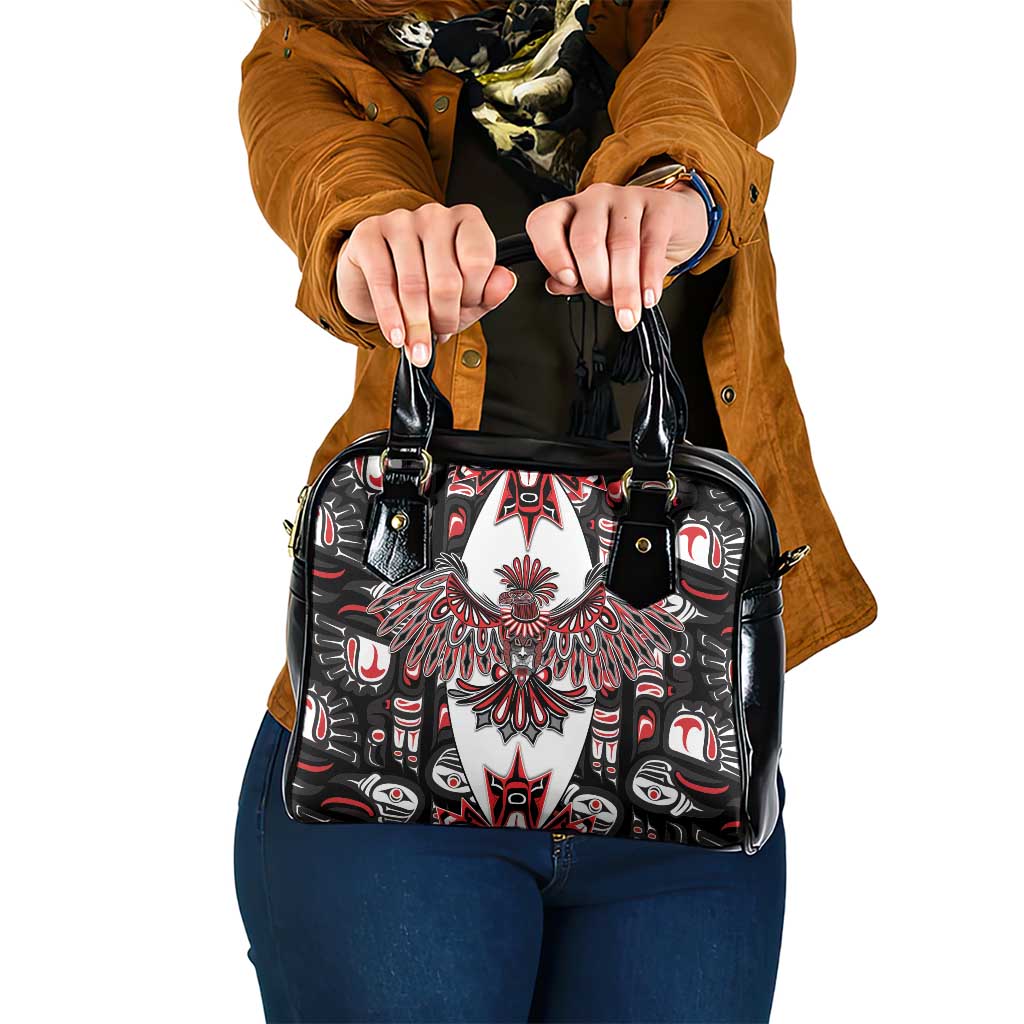 Canada Haida Shoulder Handbag Thunderbird Northwest Coast Indigenous DT05