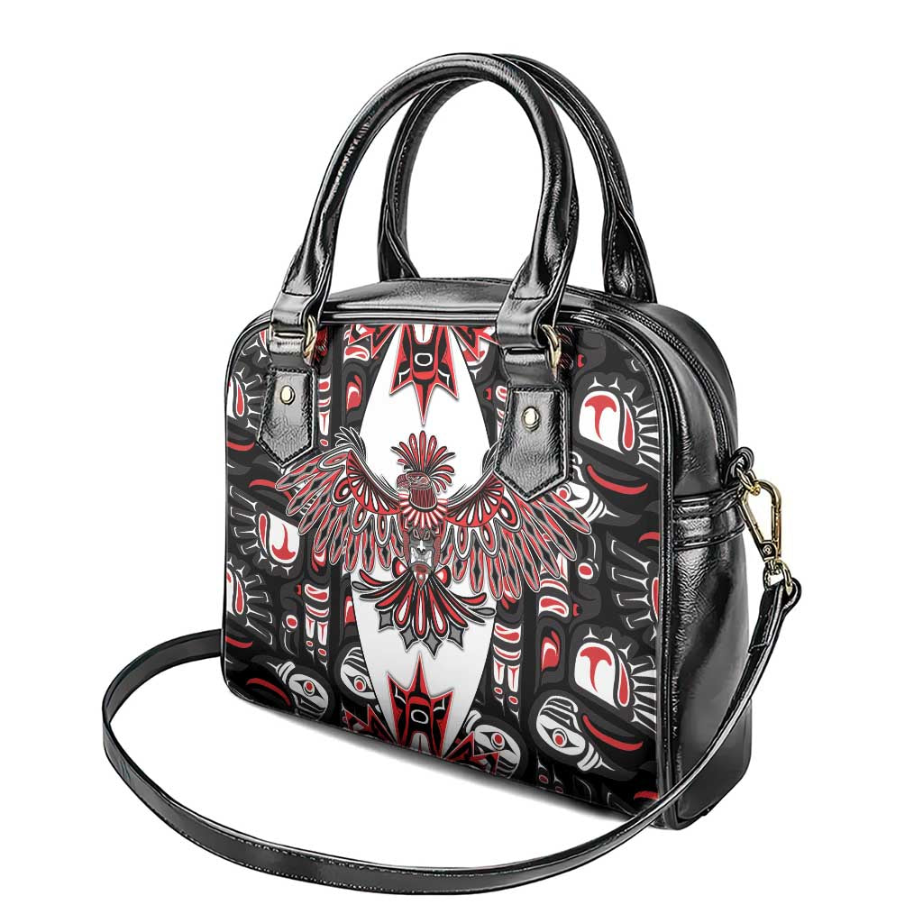 Canada Haida Shoulder Handbag Thunderbird Northwest Coast Indigenous DT05