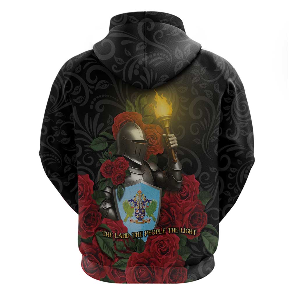 Saint Lucia Hoodie Rose Iron Helmet DT05