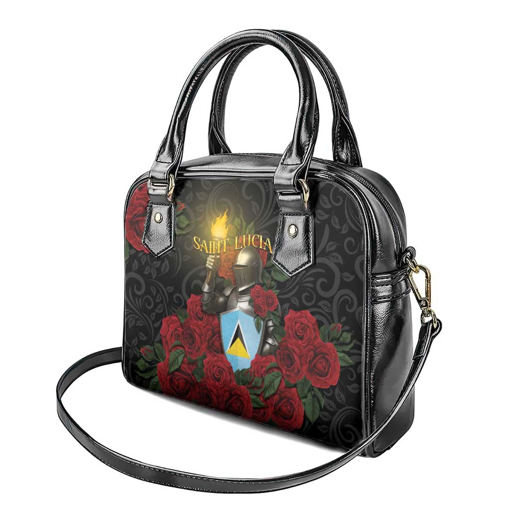 Saint Lucia Shoulder Handbag Rose Iron Helmet DT05