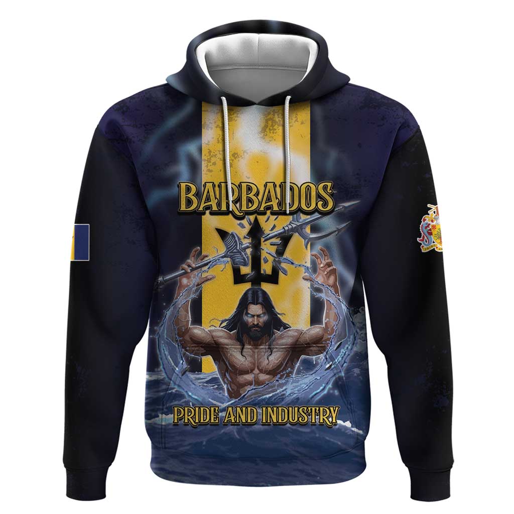 Personalized Barbados Hoodie Pride And Industry DT05