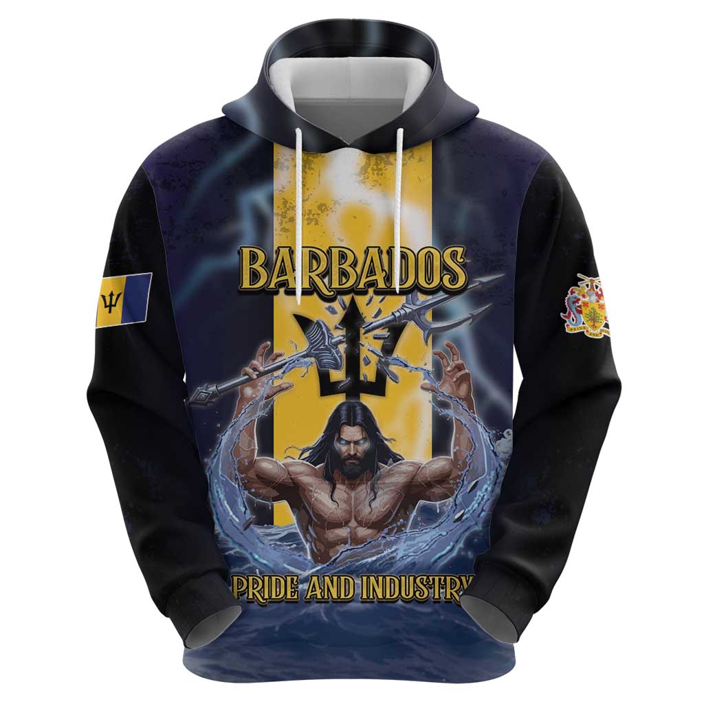 Personalized Barbados Hoodie Pride And Industry DT05