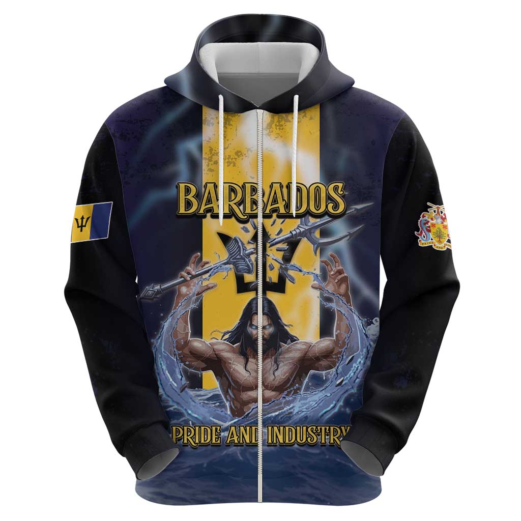 Personalized Barbados Hoodie Pride And Industry DT05