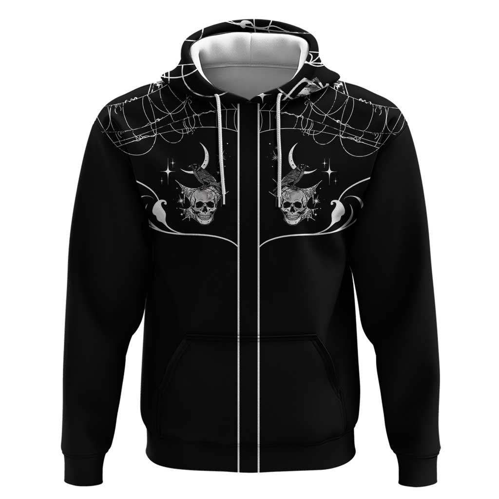 Skull Cowboy Hoodie Western Yoke Style DT05