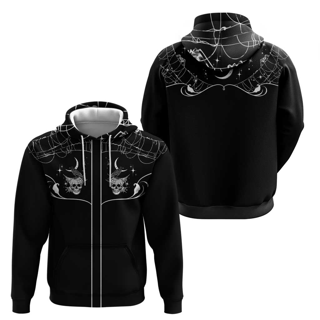 Skull Cowboy Hoodie Western Yoke Style DT05