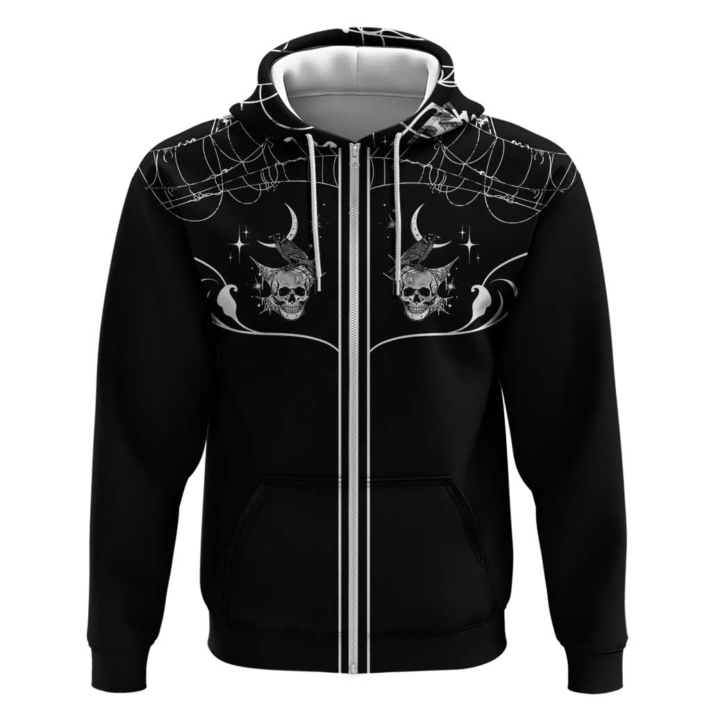 Skull Cowboy Hoodie Western Yoke Style DT05