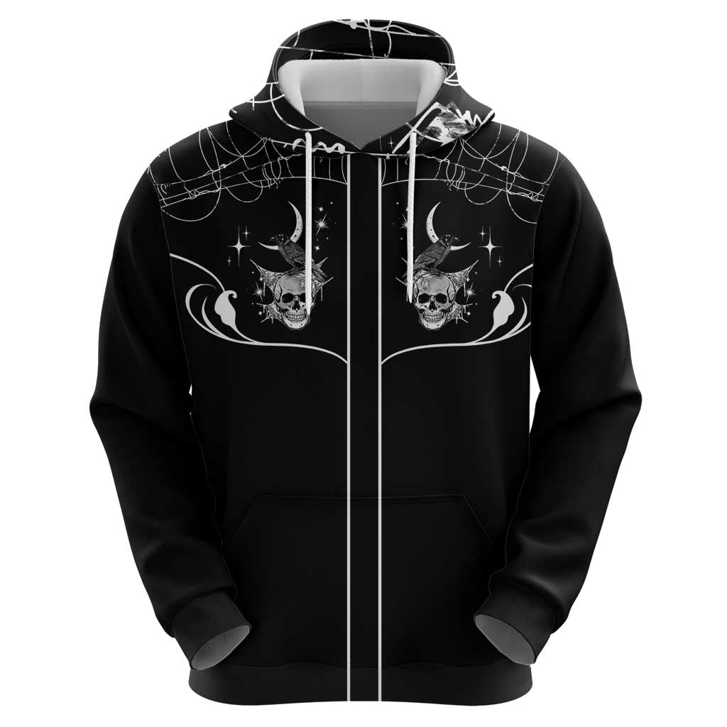 Skull Cowboy Hoodie Western Yoke Style DT05