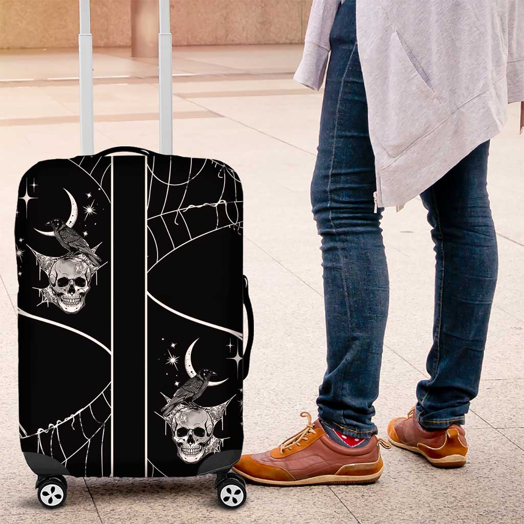 Skull Cowboy Luggage Cover Western Yoke Style DT05
