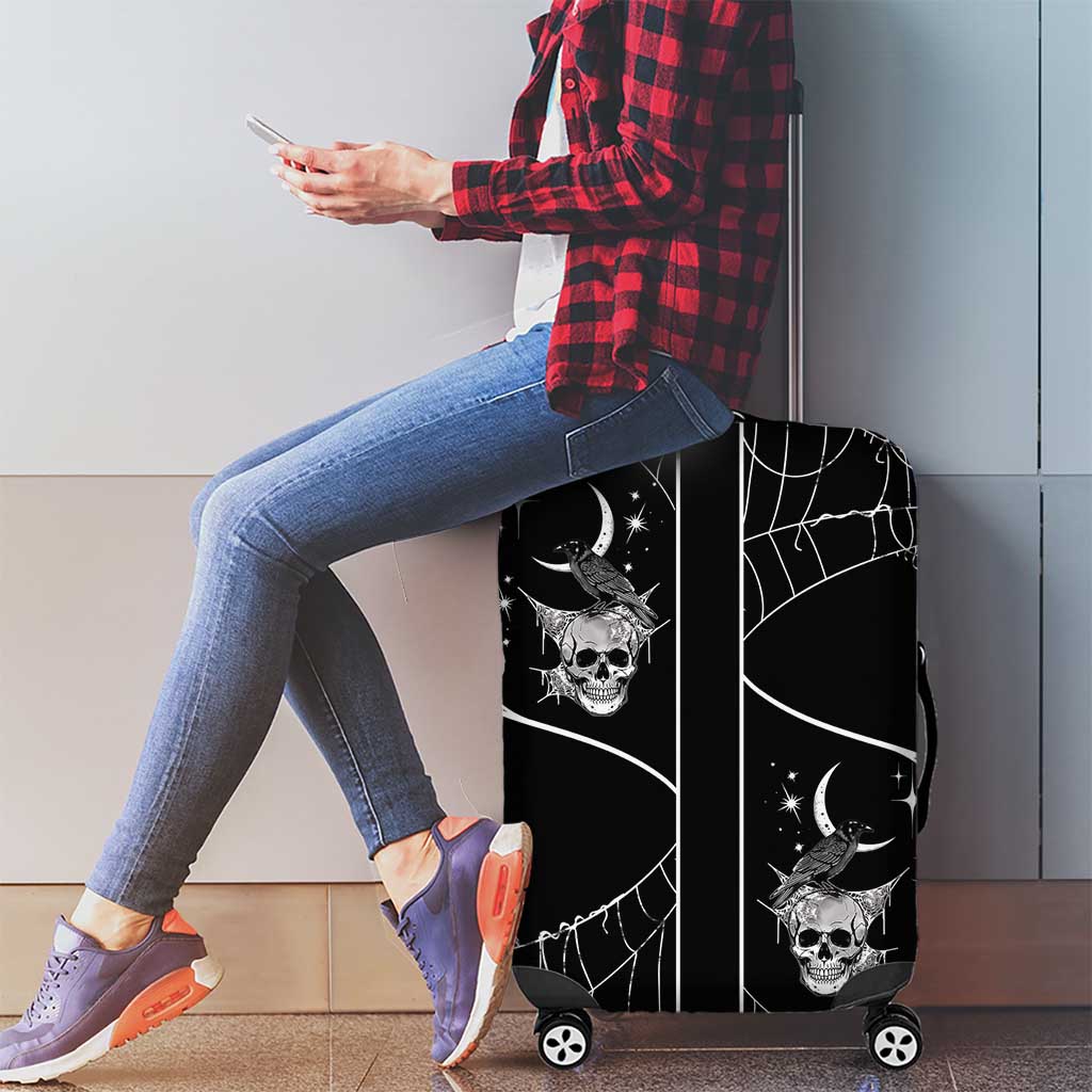Skull Cowboy Luggage Cover Western Yoke Style DT05