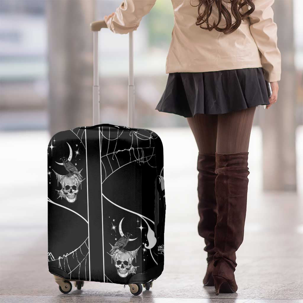 Skull Cowboy Luggage Cover Western Yoke Style DT05