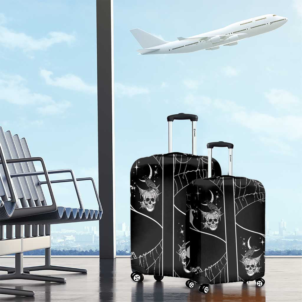 Skull Cowboy Luggage Cover Western Yoke Style DT05