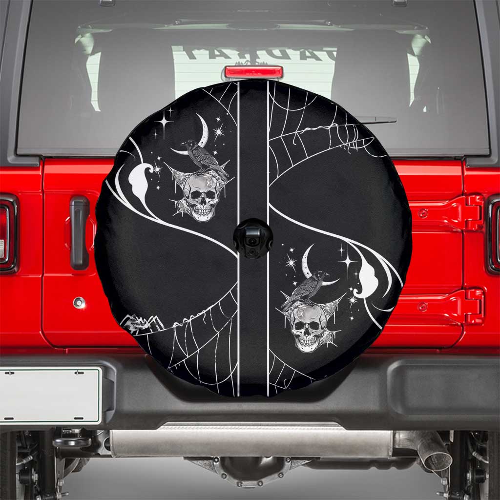 Skull Cowboy Spare Tire Cover Western Yoke Style DT05