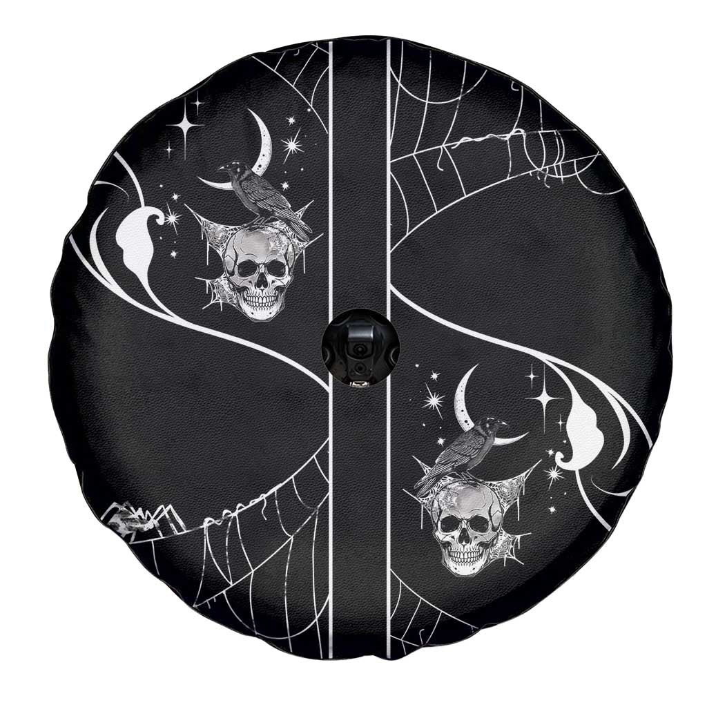 Skull Cowboy Spare Tire Cover Western Yoke Style DT05