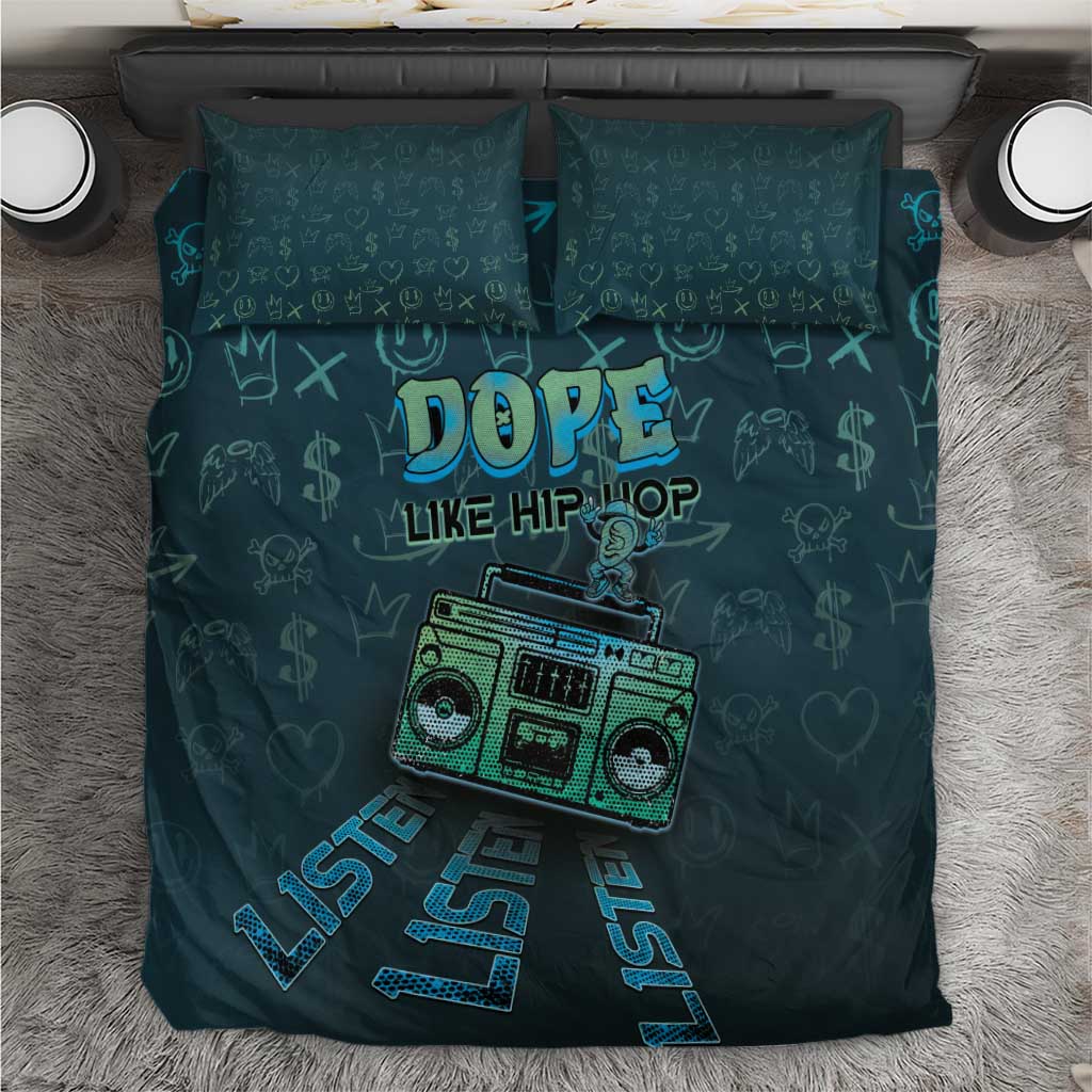 Dope Like Hip Hop Bedding Set Hiphop Graffiti Style DT05