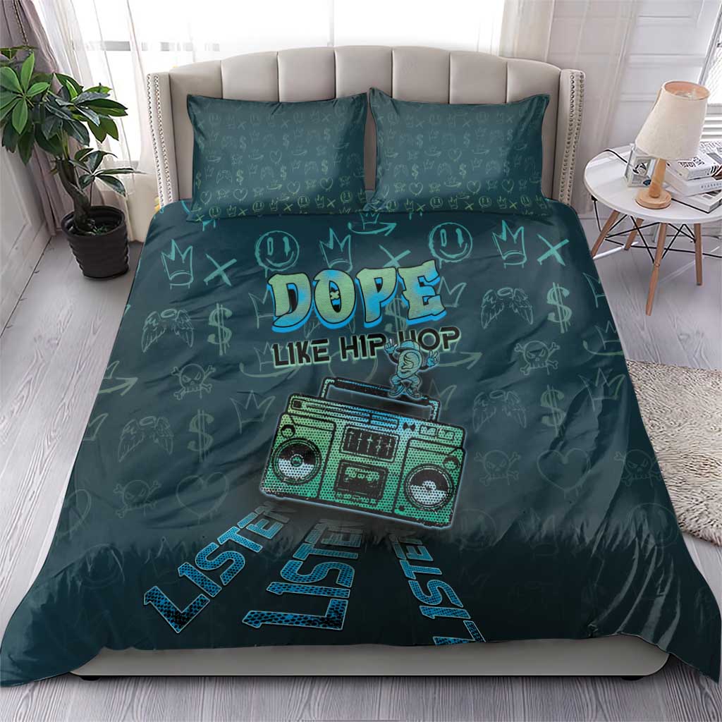 Dope Like Hip Hop Bedding Set Hiphop Graffiti Style DT05