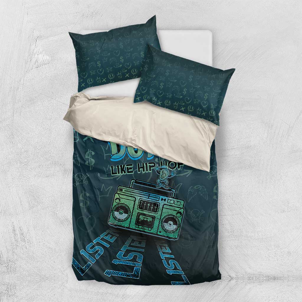 Dope Like Hip Hop Bedding Set Hiphop Graffiti Style DT05