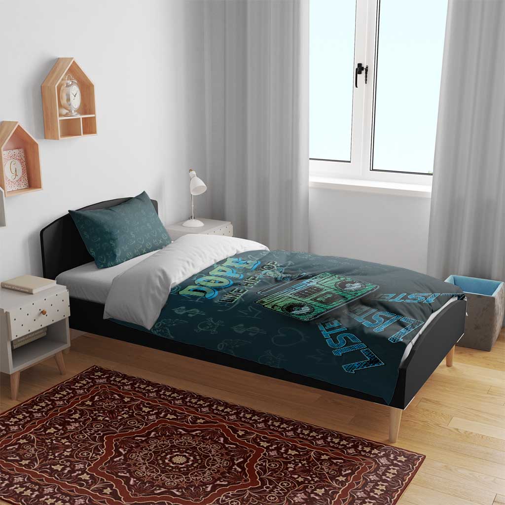 Dope Like Hip Hop Bedding Set Hiphop Graffiti Style DT05