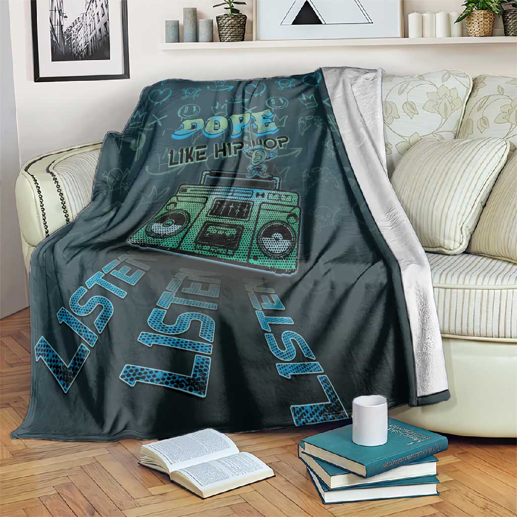 Dope Like Hip Hop Blanket Hiphop Graffiti Style DT05