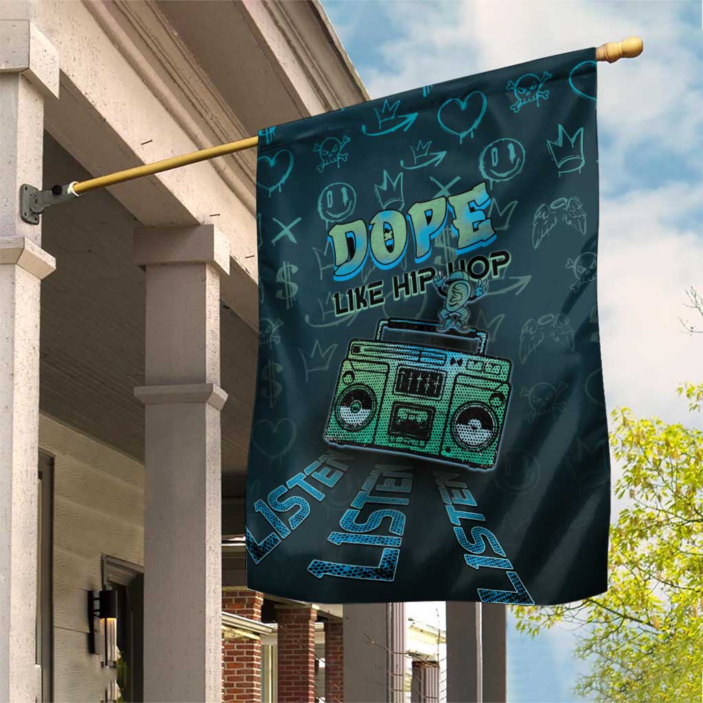 Dope Like Hip Hop Garden Flag Hiphop Graffiti Style DT05