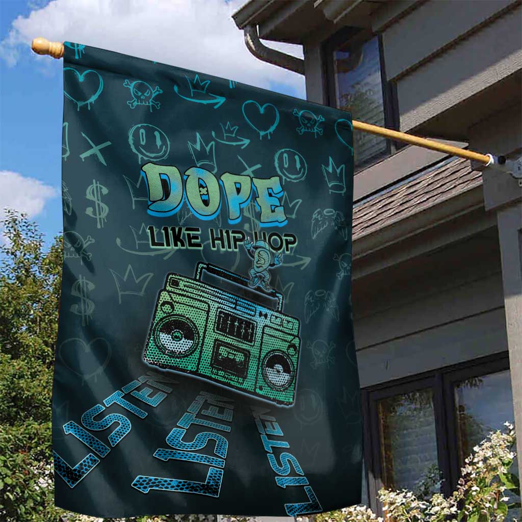 Dope Like Hip Hop Garden Flag Hiphop Graffiti Style DT05