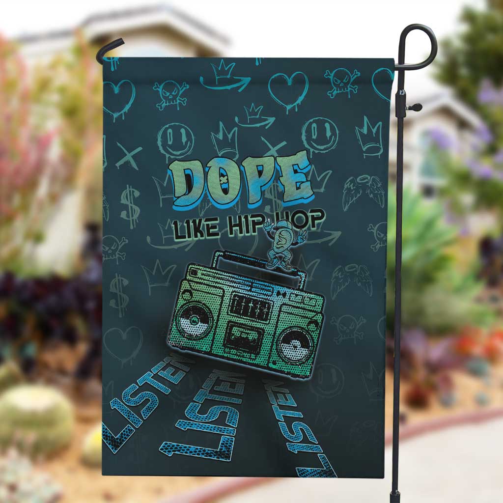 Dope Like Hip Hop Garden Flag Hiphop Graffiti Style DT05