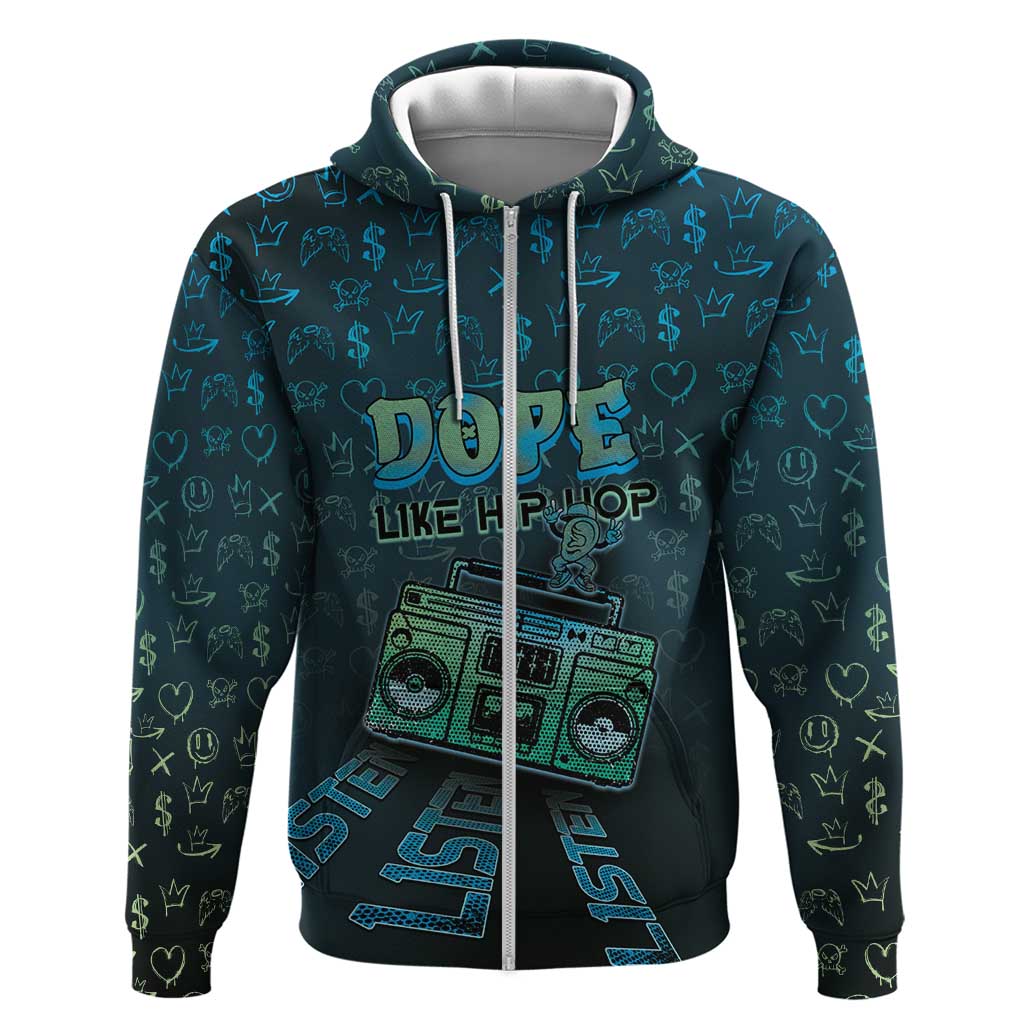 Dope Like Hip Hop Hoodie Hiphop Graffiti Style DT05