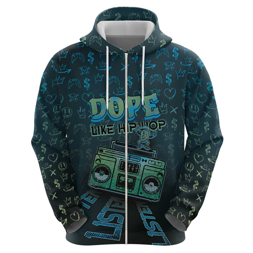 Dope Like Hip Hop Hoodie Hiphop Graffiti Style DT05