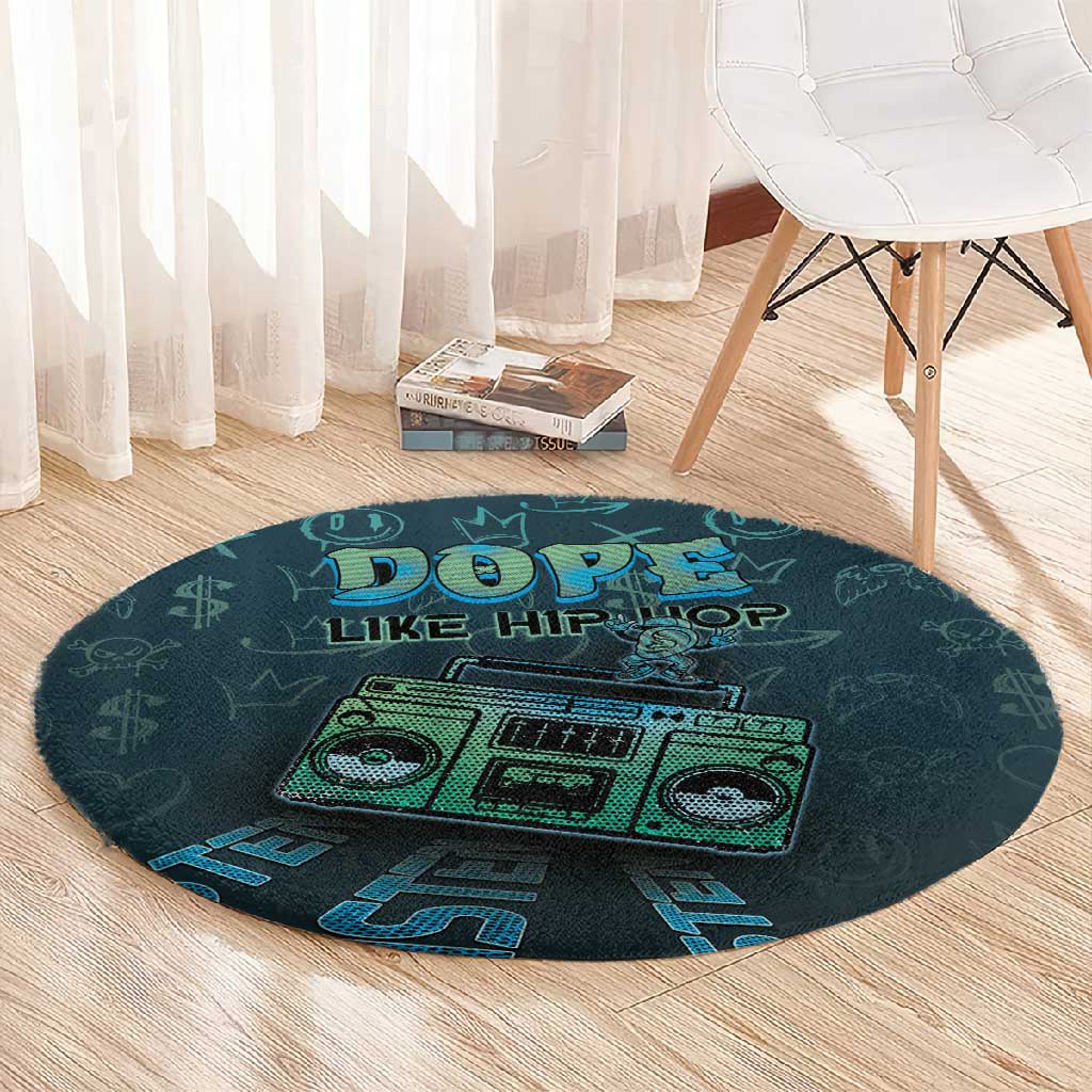 Dope Like Hip Hop Round Carpet Hiphop Graffiti Style DT05