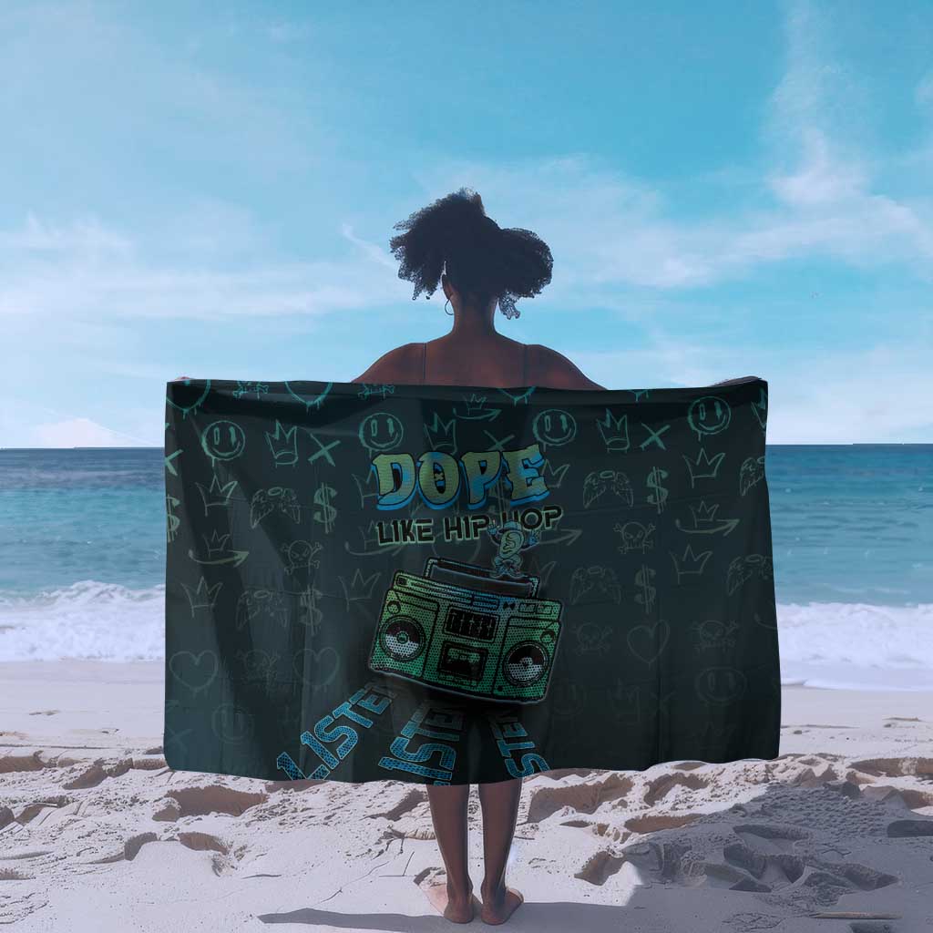 Dope Like Hip Hop Sarong Hiphop Graffiti Style DT05