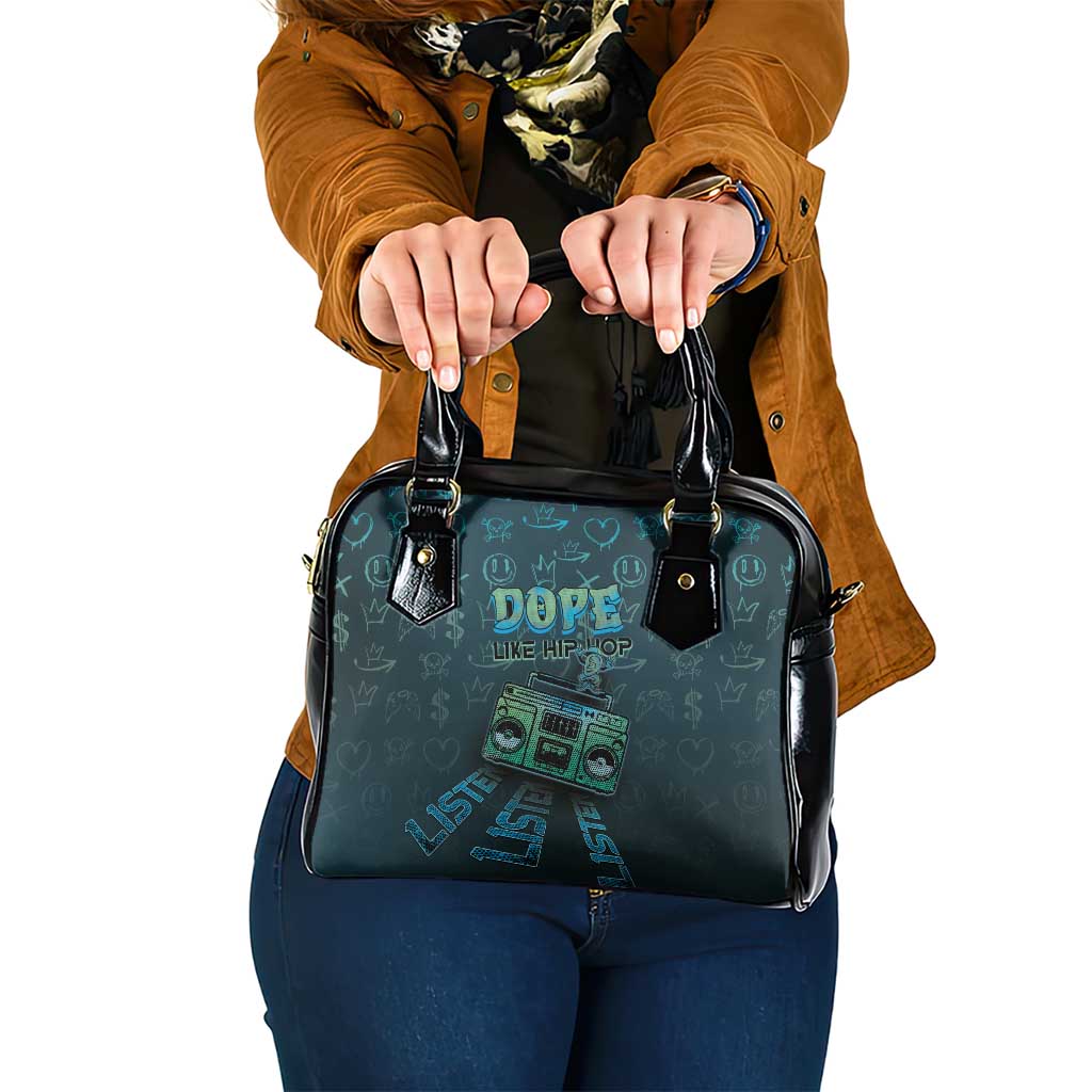 Dope Like Hip Hop Shoulder Handbag Hiphop Graffiti Style DT05