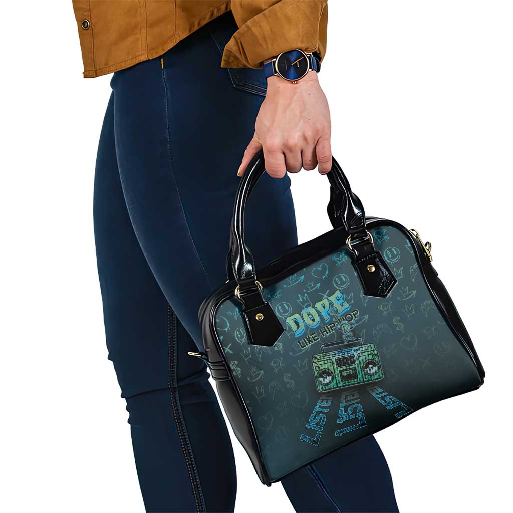 Dope Like Hip Hop Shoulder Handbag Hiphop Graffiti Style DT05