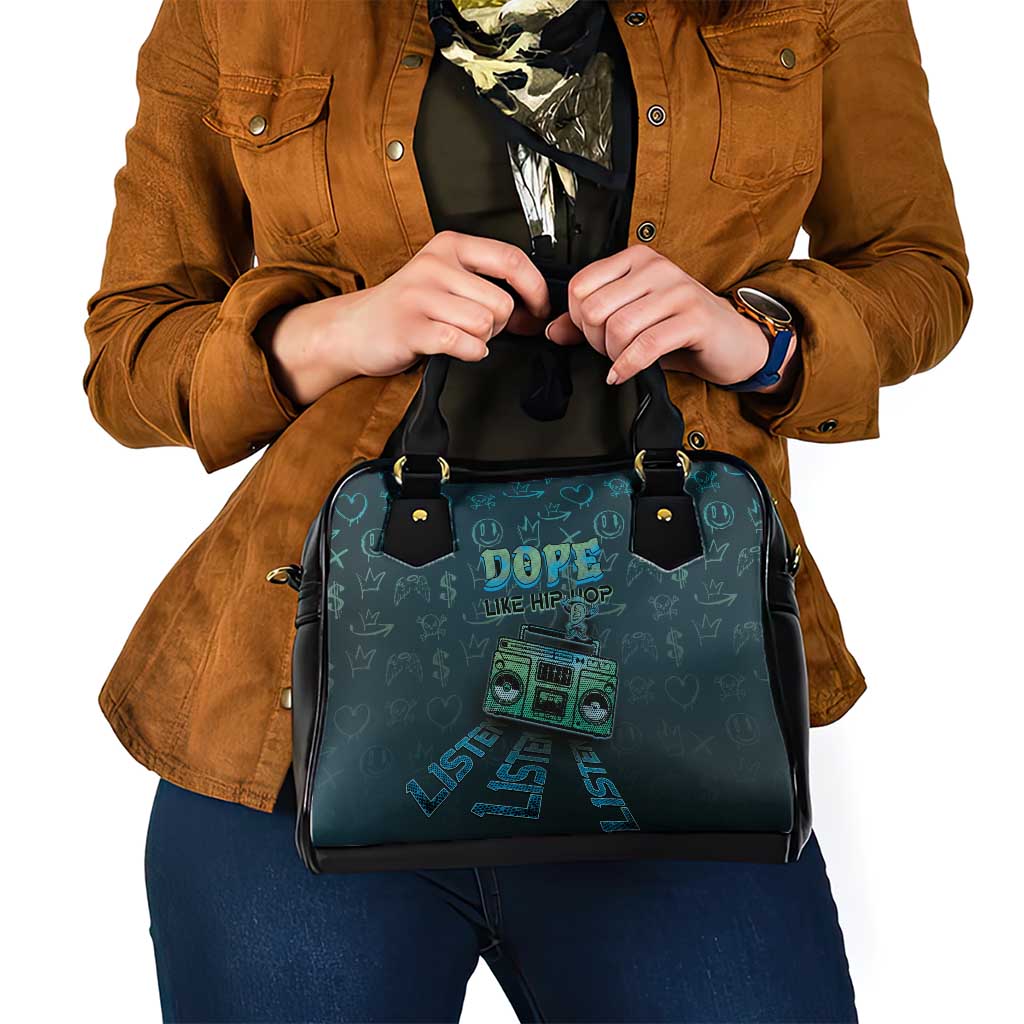 Dope Like Hip Hop Shoulder Handbag Hiphop Graffiti Style DT05