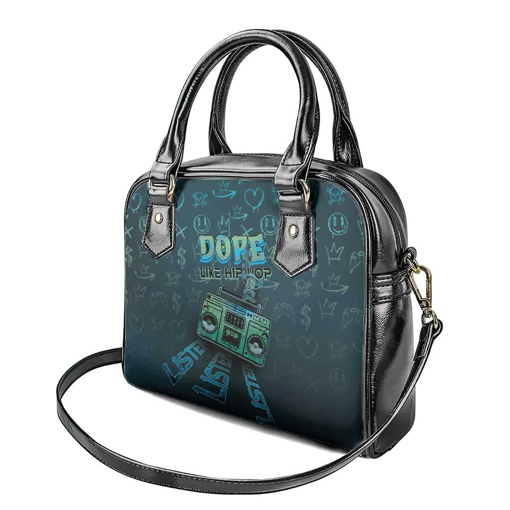 Dope Like Hip Hop Shoulder Handbag Hiphop Graffiti Style DT05