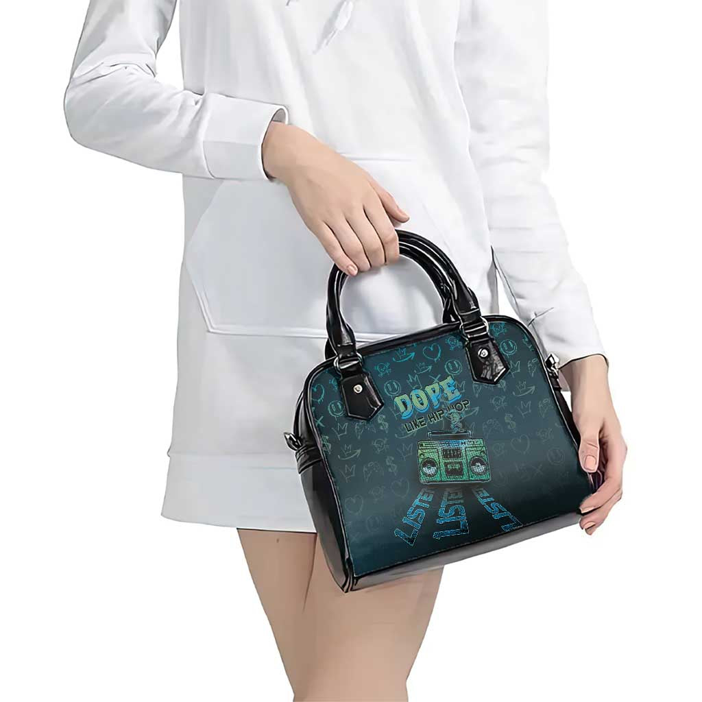 Dope Like Hip Hop Shoulder Handbag Hiphop Graffiti Style DT05