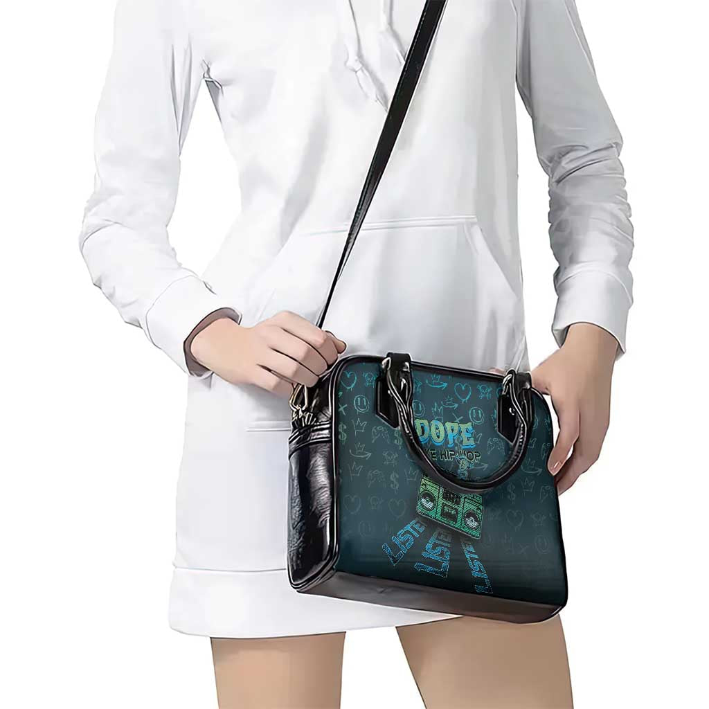 Dope Like Hip Hop Shoulder Handbag Hiphop Graffiti Style DT05