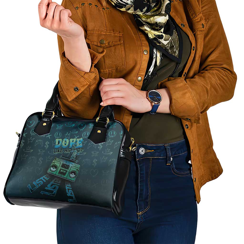 Dope Like Hip Hop Shoulder Handbag Hiphop Graffiti Style DT05