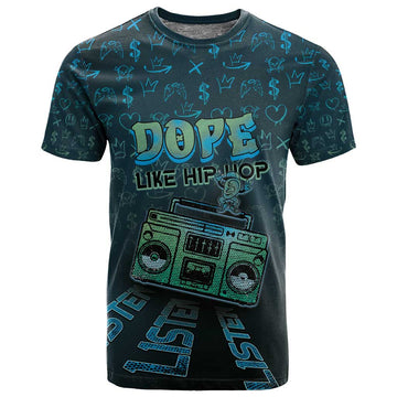 Dope Like Hip Hop T shirt Hiphop Graffiti Style DT05
