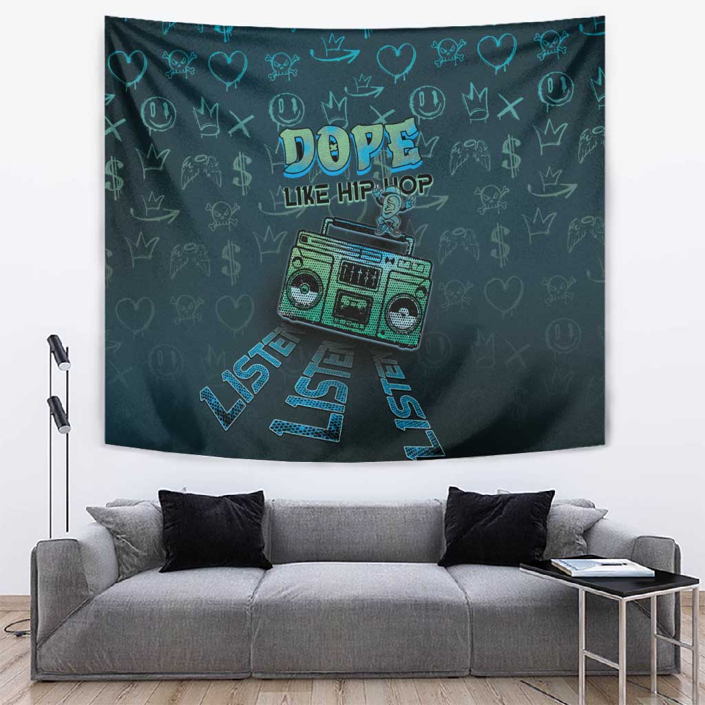 Dope Like Hip Hop Tapestry Hiphop Graffiti Style DT05