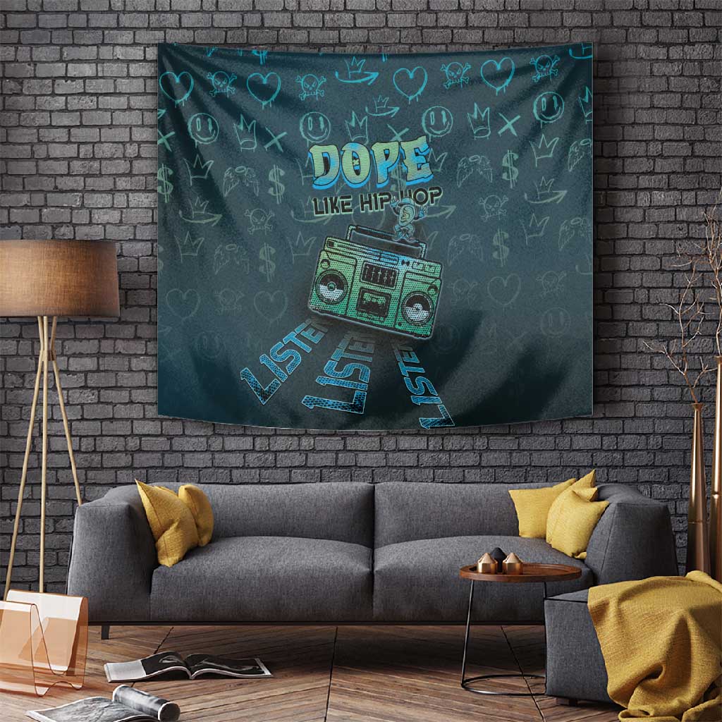 Dope Like Hip Hop Tapestry Hiphop Graffiti Style DT05