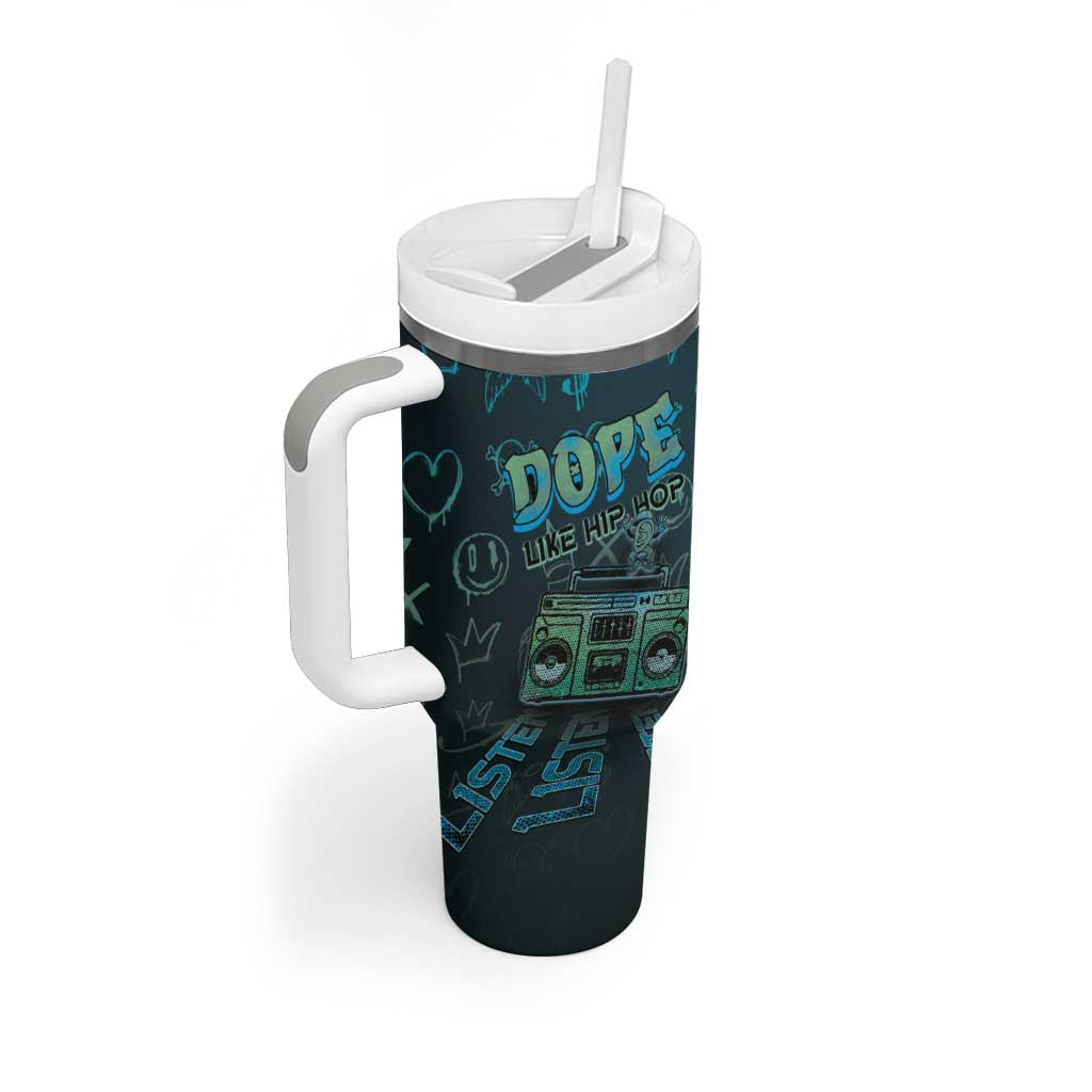 Dope Like Hip Hop Tumbler With Handle Hiphop Graffiti Style DT05