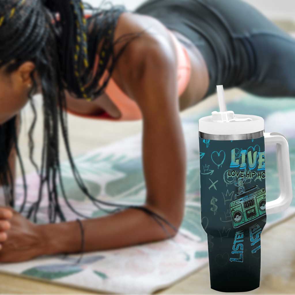 Dope Like Hip Hop Tumbler With Handle Hiphop Graffiti Style DT05