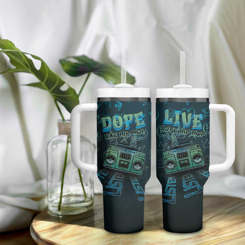 Dope Like Hip Hop Tumbler With Handle Hiphop Graffiti Style DT05