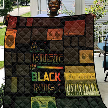 Black Music Month Quilt All Music Is Black Music DT05