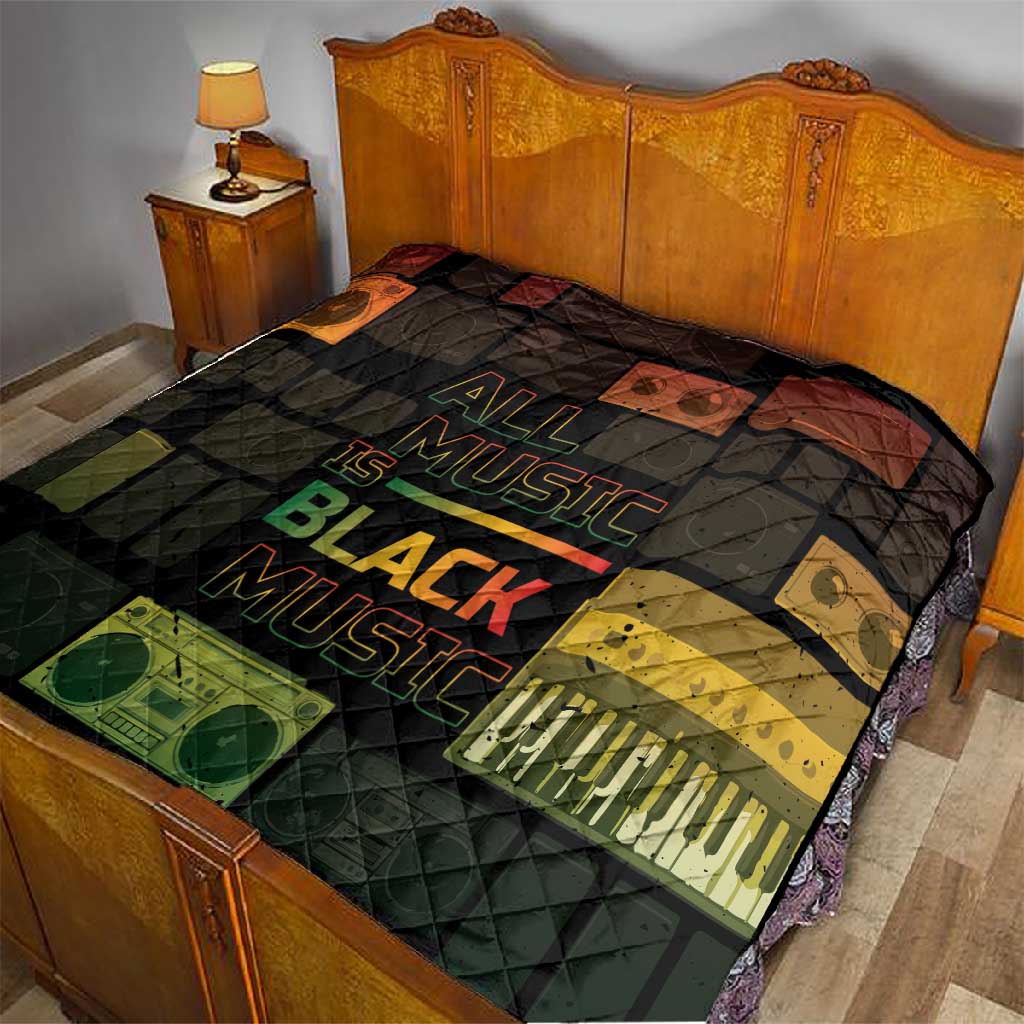 Black Music Month Quilt All Music Is Black Music DT05