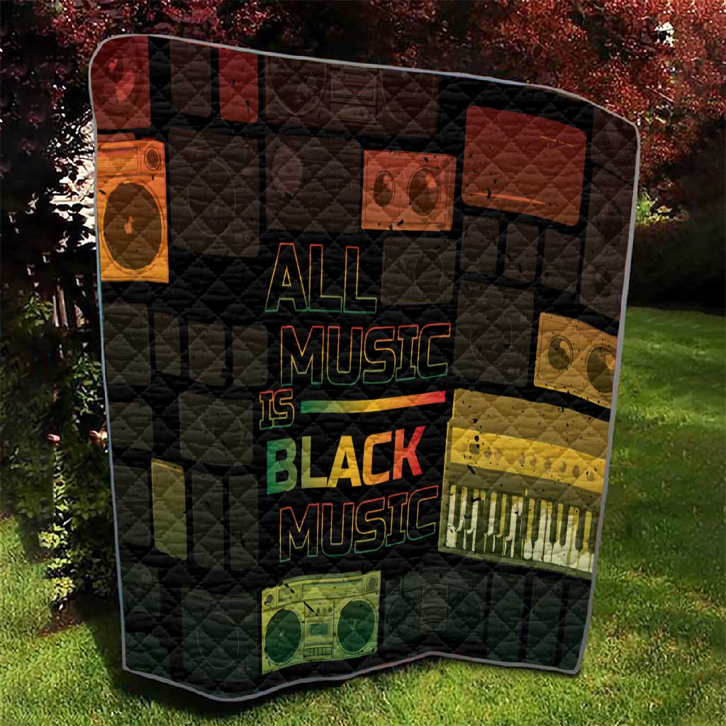 Black Music Month Quilt All Music Is Black Music DT05