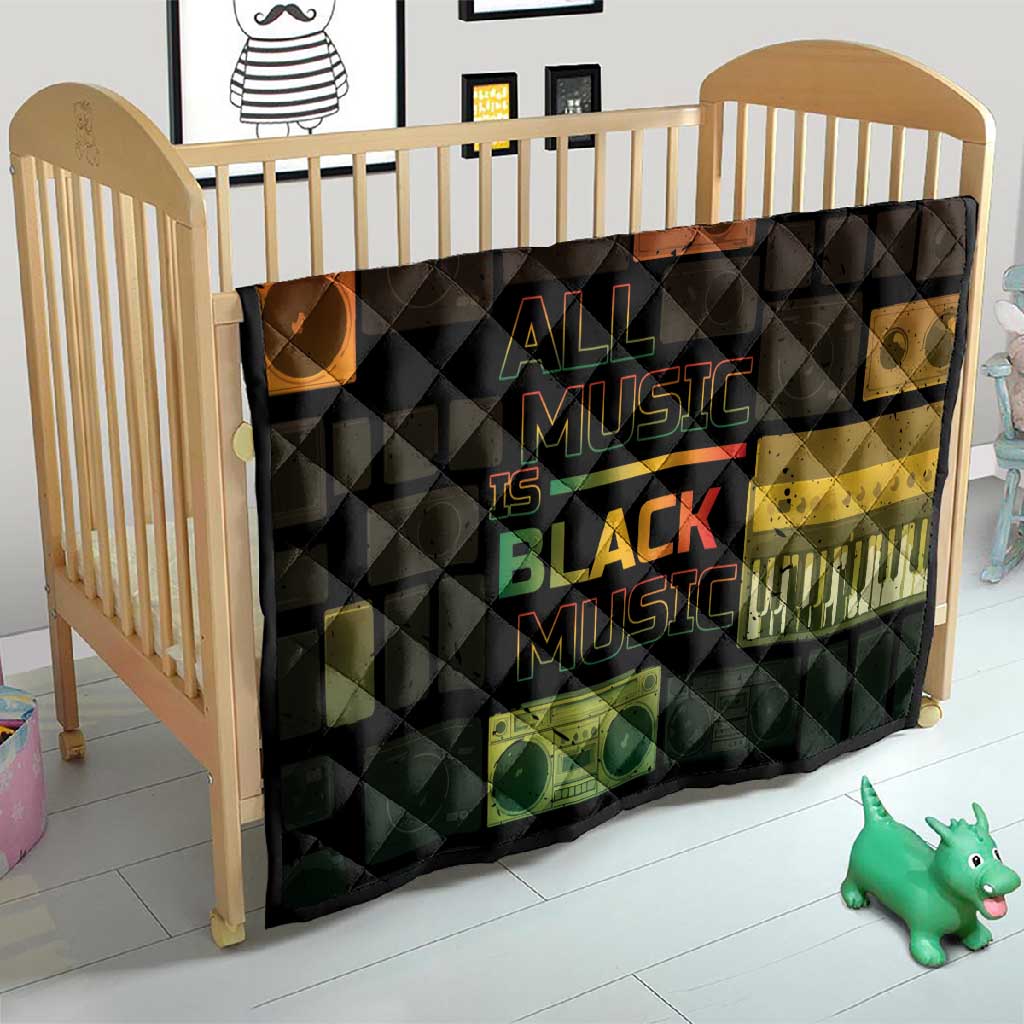 Black Music Month Quilt All Music Is Black Music DT05