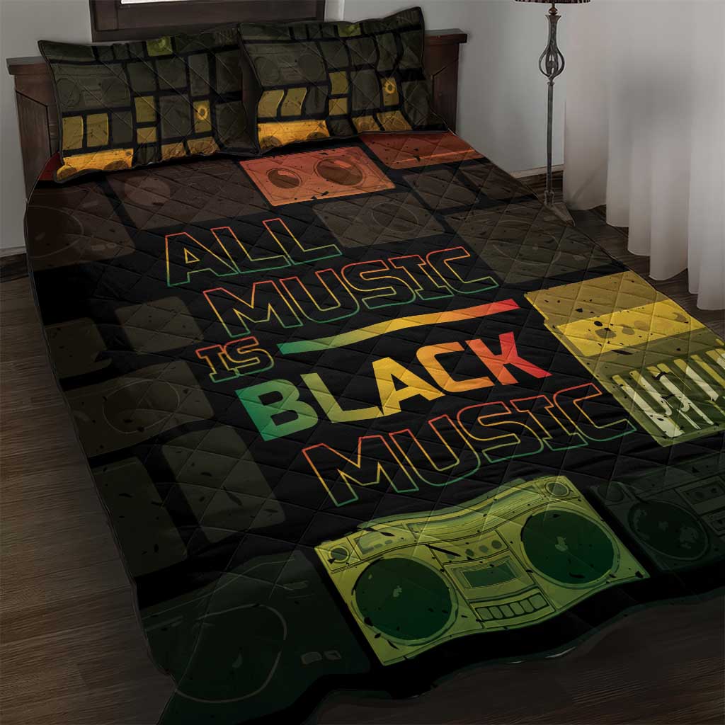 Black Music Month Quilt Bed Set All Music Is Black Music DT05