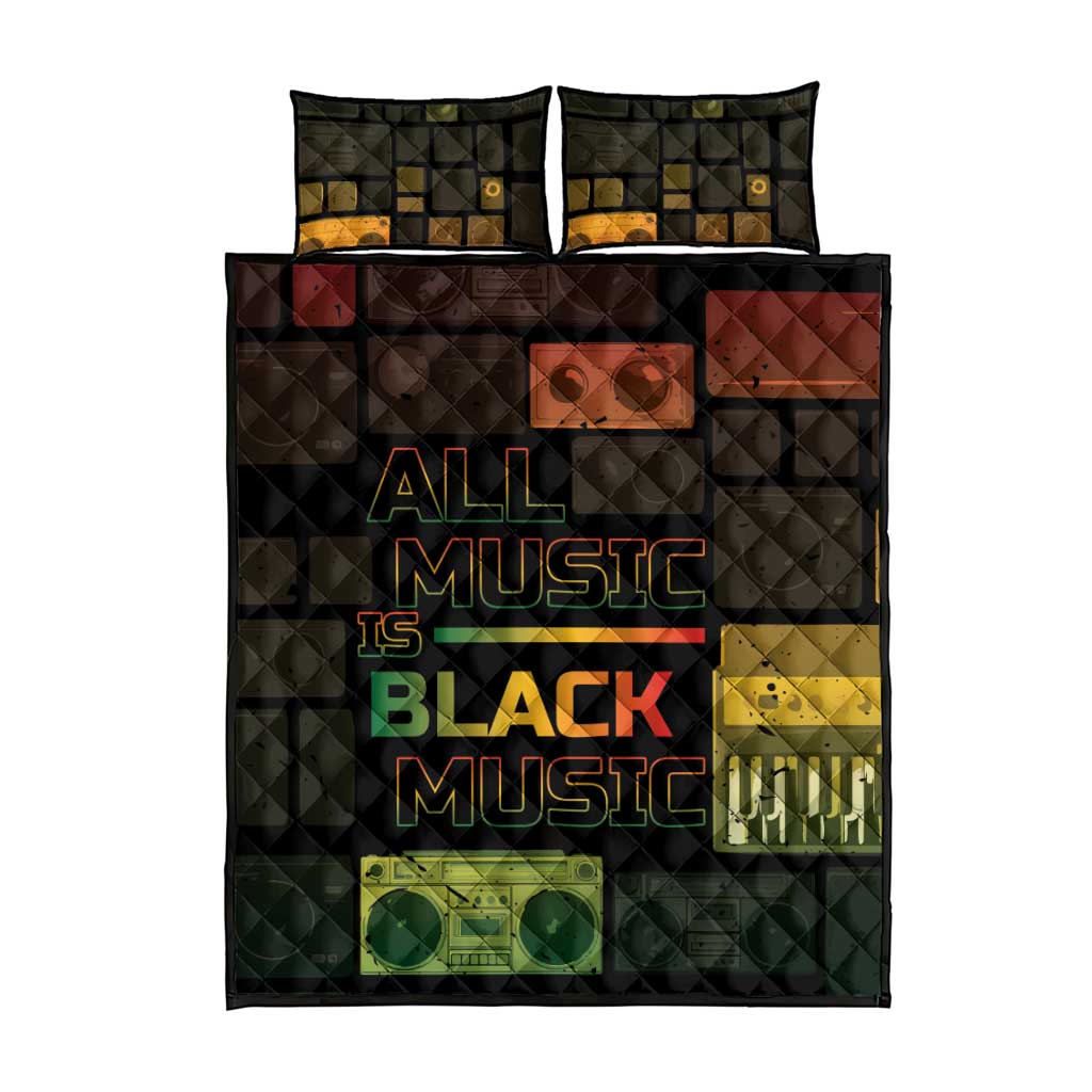 Black Music Month Quilt Bed Set All Music Is Black Music DT05