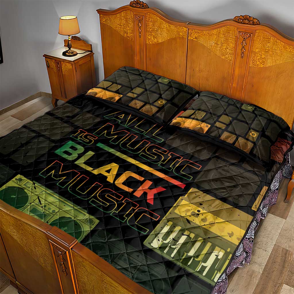 Black Music Month Quilt Bed Set All Music Is Black Music DT05