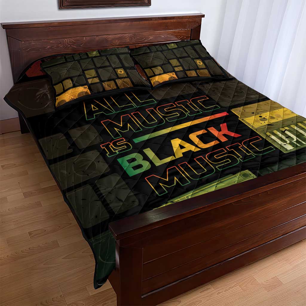 Black Music Month Quilt Bed Set All Music Is Black Music DT05